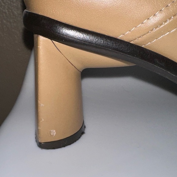 Goffredo Fantini Italy Tan Leather Zip Low Calf Boots Women Sz 36 EU (Sz 6 USA) - Picture 10 of 15